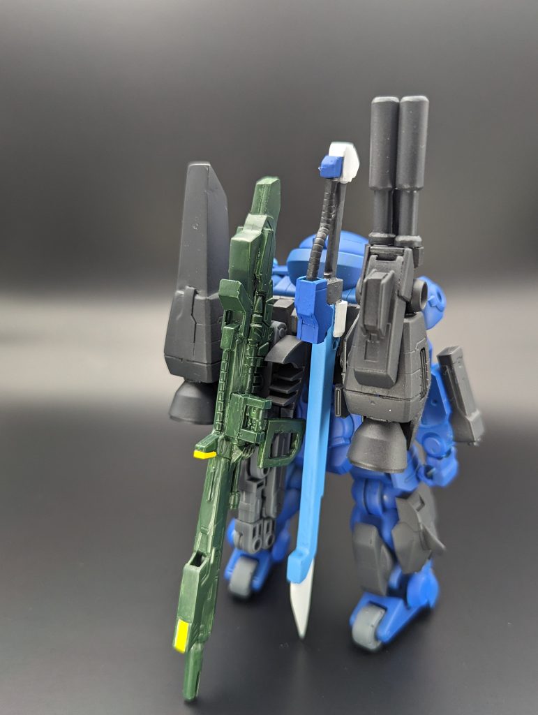 PS（Princess Singer）の歌声が聞こえてきそうなブースターとビーム・キャノンと追加武装エールストライクのバーニアから作りました