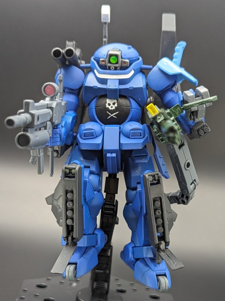 ラスボスにはフルバースト！！脛にはミサイルポッドもつけました。