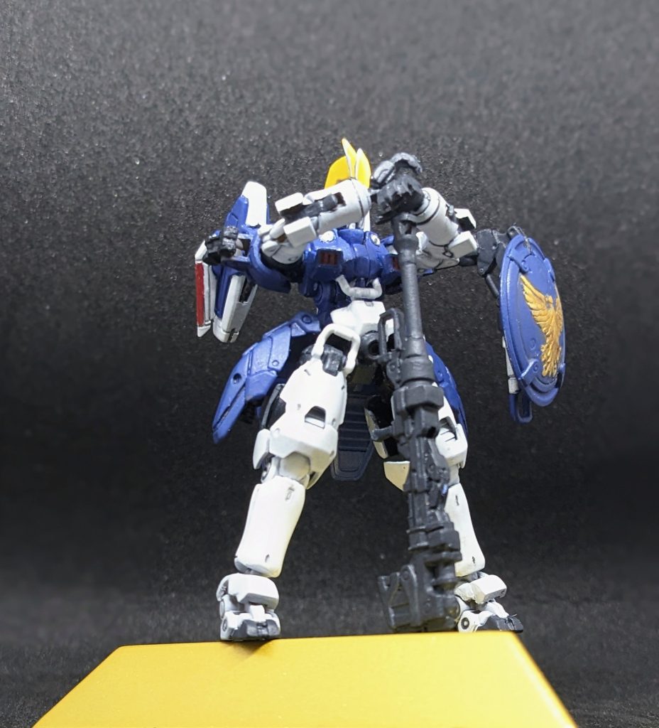 アーティファクト第4弾が発表されてトールギスがラインナップされたのを見たときからこのポーズでトールギスⅡを作ろうと計画してたので、念願叶って大変満足しております🤤