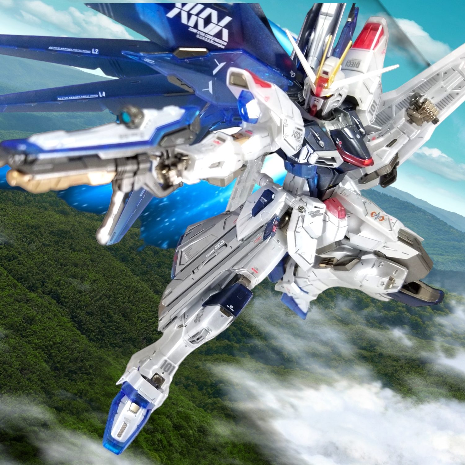 MG フリーダムガンダムver2.0(GB限定クリアカラー)｜B☆Jさんの 