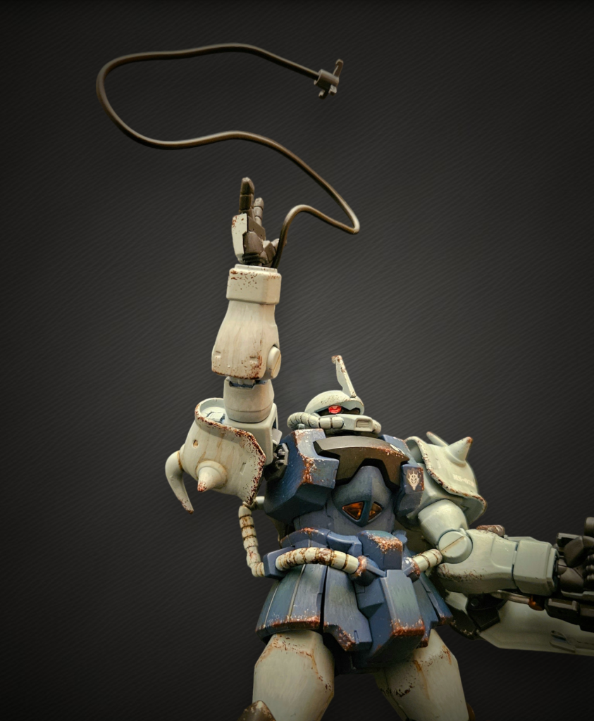 ヒート・ロッドを構えて