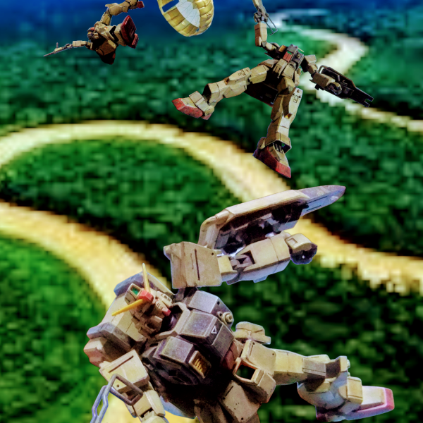 今回はメジャーなタイトル「第08小隊」の「陸戦ガンダム」のTAKE OFFです✨