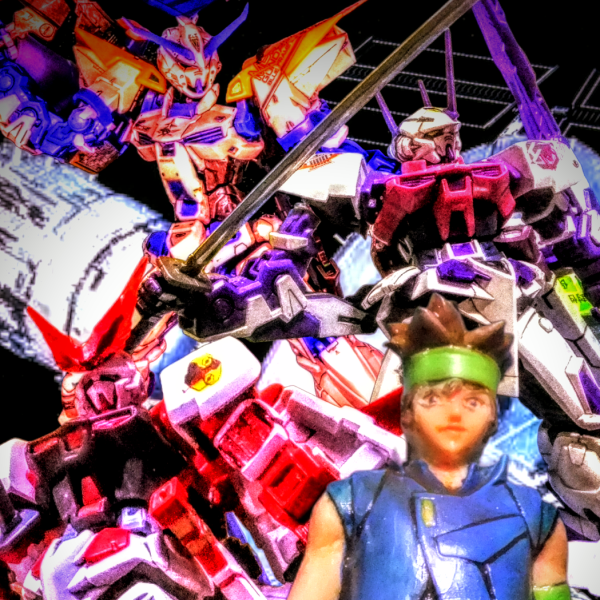 アストレイ　レッドフレームパイロット　ジャンク屋　ロウ・ギュールお披露目デス