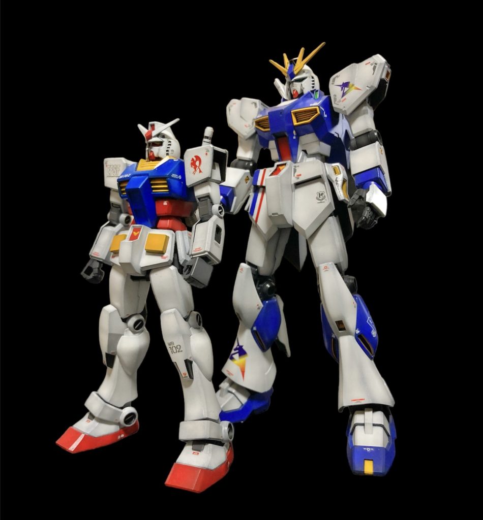 同じ1/144サイズでも全然違いますねー