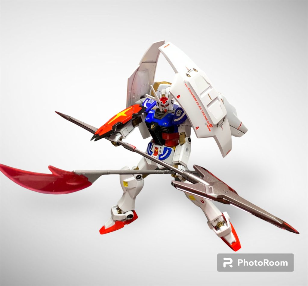 ダリルバルデのビームジャベリンをクリアレッドに変更してボディをスターブライトアイアンで統一しています。