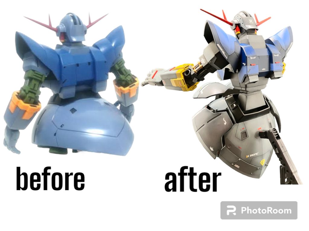 後ろからビフォーアフター