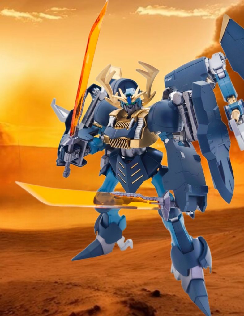 ということで、牡鹿の悪魔ガンダムフルフルでした!最初は作成中に、異形すぎるかと思いましたが、公式がガンダムムルムルを出すくらいなので気にしないことにしました!鉄血のガンダムフレームも公式と合わせて41体目。まだまだ先は長いです!