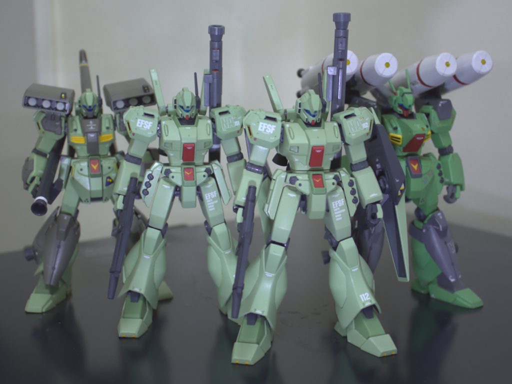 我が家のジェガン隊も増えてきました♪