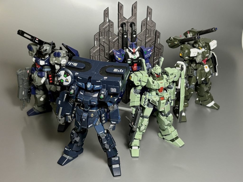 HGUCジェスタ改造MS群でパシャリ。ジェダ 風https://gumpla.jp/hg/738713ジェダキャノン 風https://gumpla.jp/hg/962575プロトタイプ グスタフ・カール(オリジナル機)https://gumpla.jp/hg/751495サイコガンダムMk-IV G-ドアーズ 風https://gumpla.jp/hg/900700