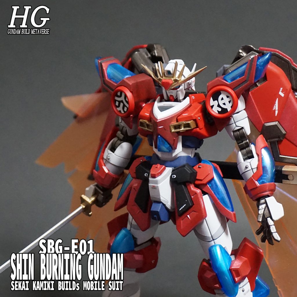 HG 神バーニングガンダム–2枚目/制作者：@Under_NM_Design
