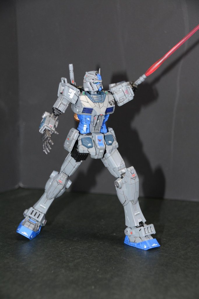 成形色仕上げでしようと思ったけど、やっぱり缶スプレーで塗装して半光沢仕上げにして見たけど、最後は艶消し仕上げになったG-3–5枚目/制作者:ヤマトサンショウウオ