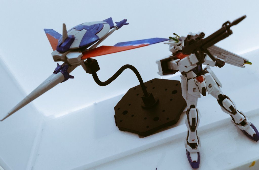 ストライクガンダムとウィングランサーストライカーが一つになるときが来た。