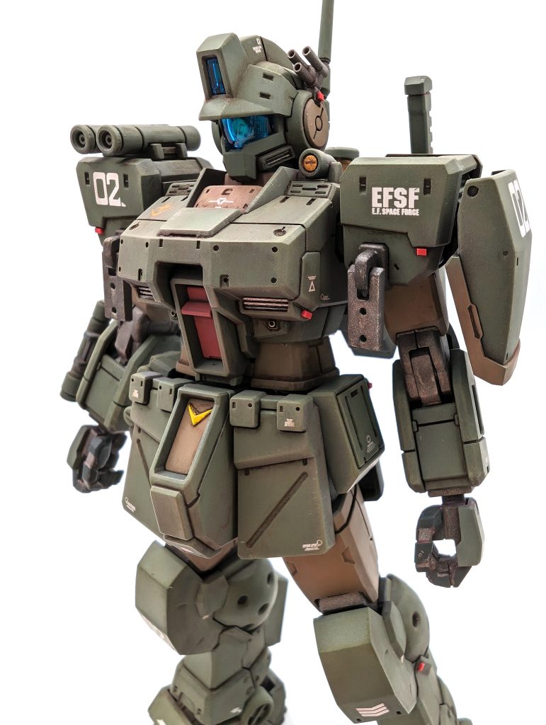 ミリタリー色の強い機体なので、自衛隊第1空挺団レンジャー部隊っぽいイメージを目指しましが、なかなか思う通りにはいかなかったですね