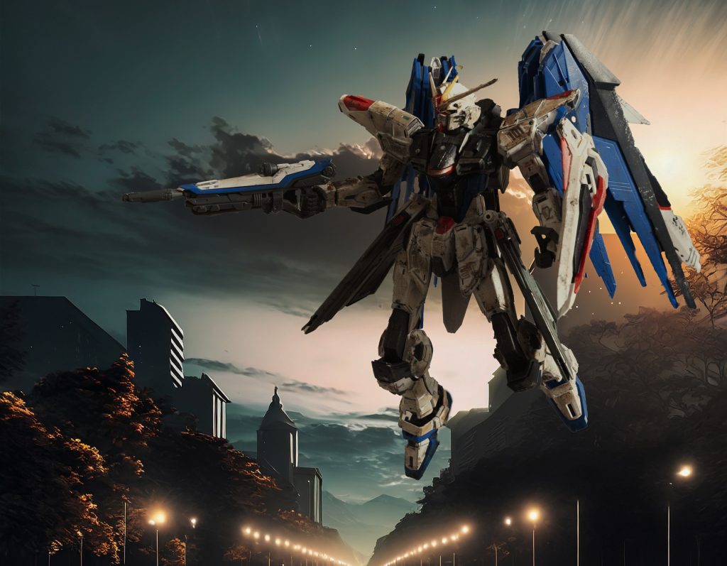 フリーダムガンダム デジラマ–3枚目/制作者：t