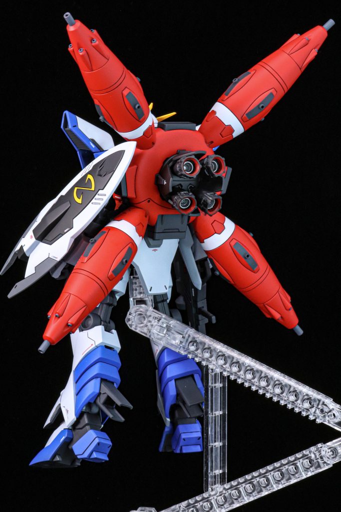 バックショットスラスターをガンダムベースで売っている［1/144　MSバーニア］に変更してます