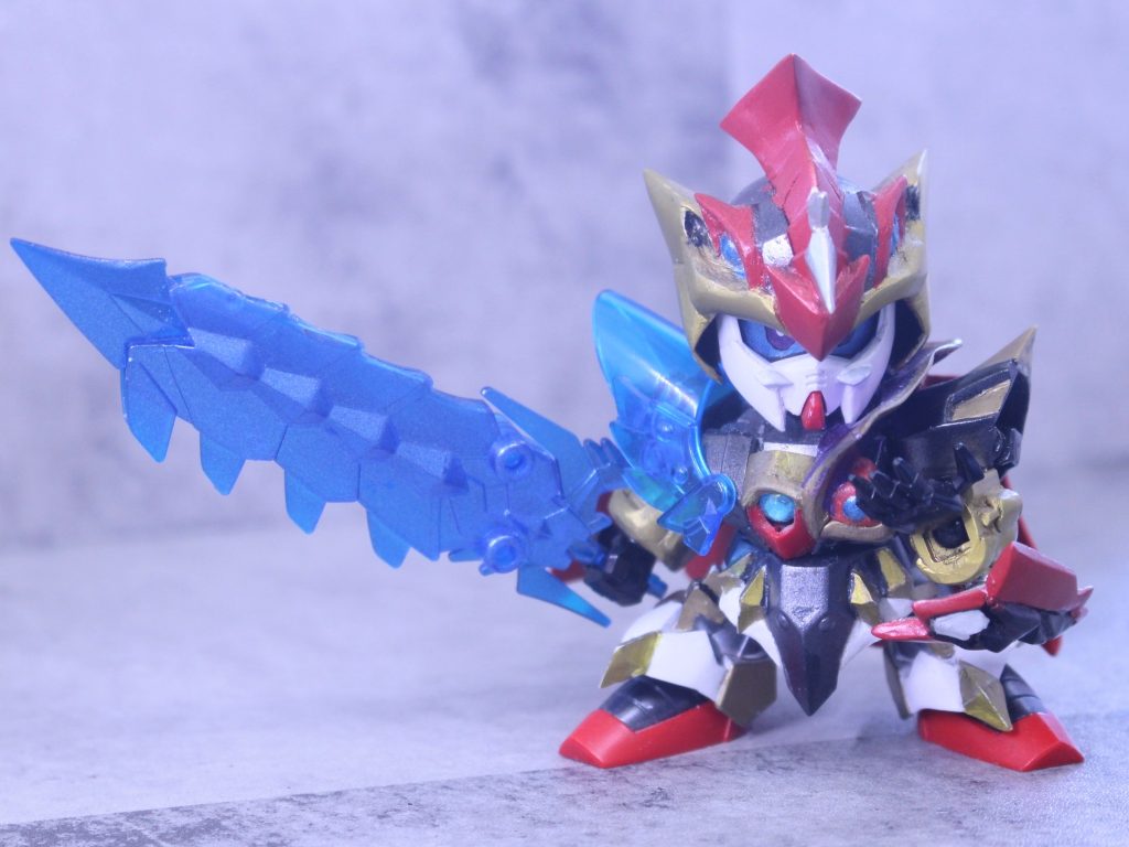 聖龍騎士ファルコガンダム何年か前に作ったもので当時は結構うまく出来たと思ってましたが仕上げ荒い...