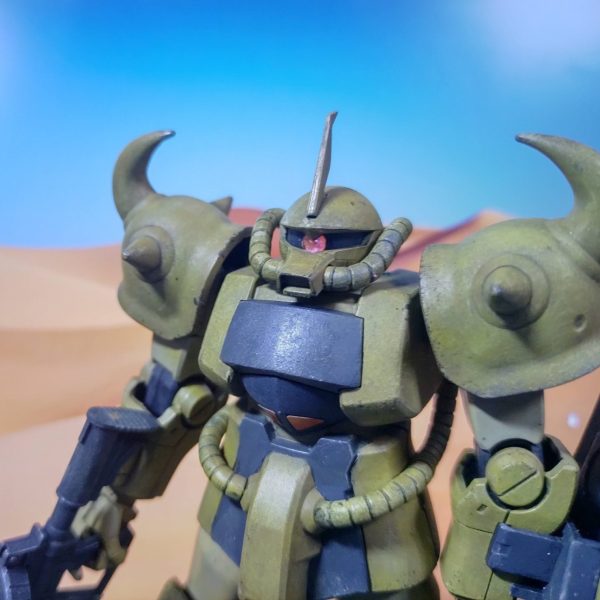 グフ デザートカラー (エコプラ筆塗り)