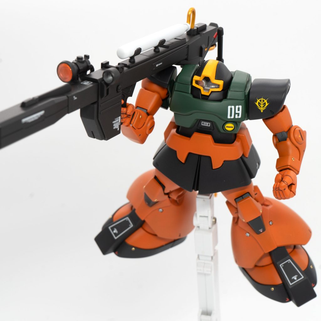 HGUC リック・ドム ガルマ・ザビ専用機 改修全塗装完成品–9枚目/制作者：Akidou