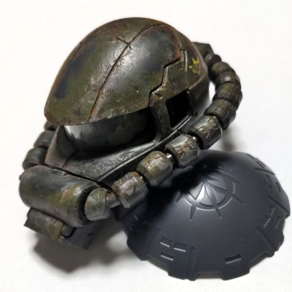 ザクヘッド朽ちさせてみた