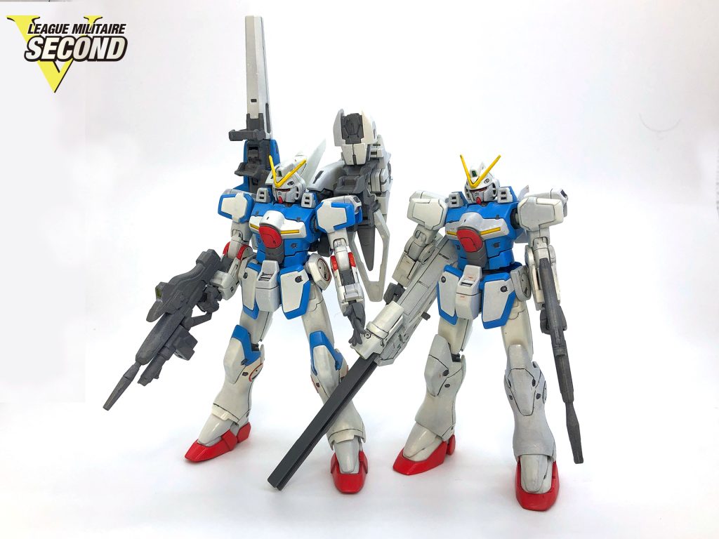 流用もありつつ関節機構など一新されていたのでキットを使ってVガンもアップデートしました。