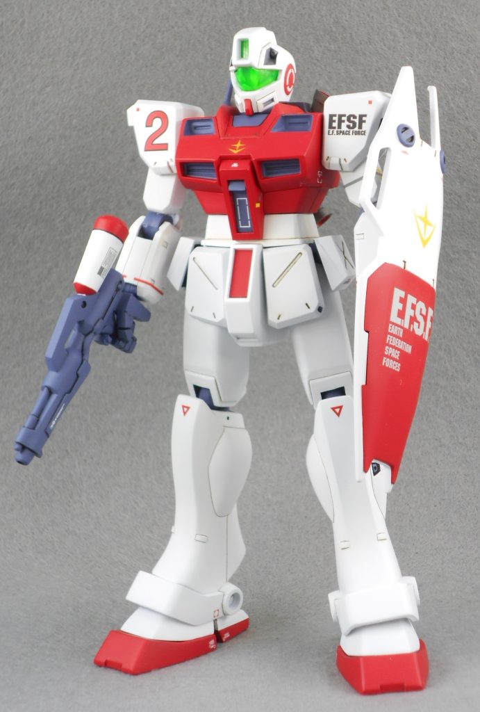 旧キットにありがちな胴体の短さ、大腿の細さを改修し、現代でも通用するプロポーションに変更。