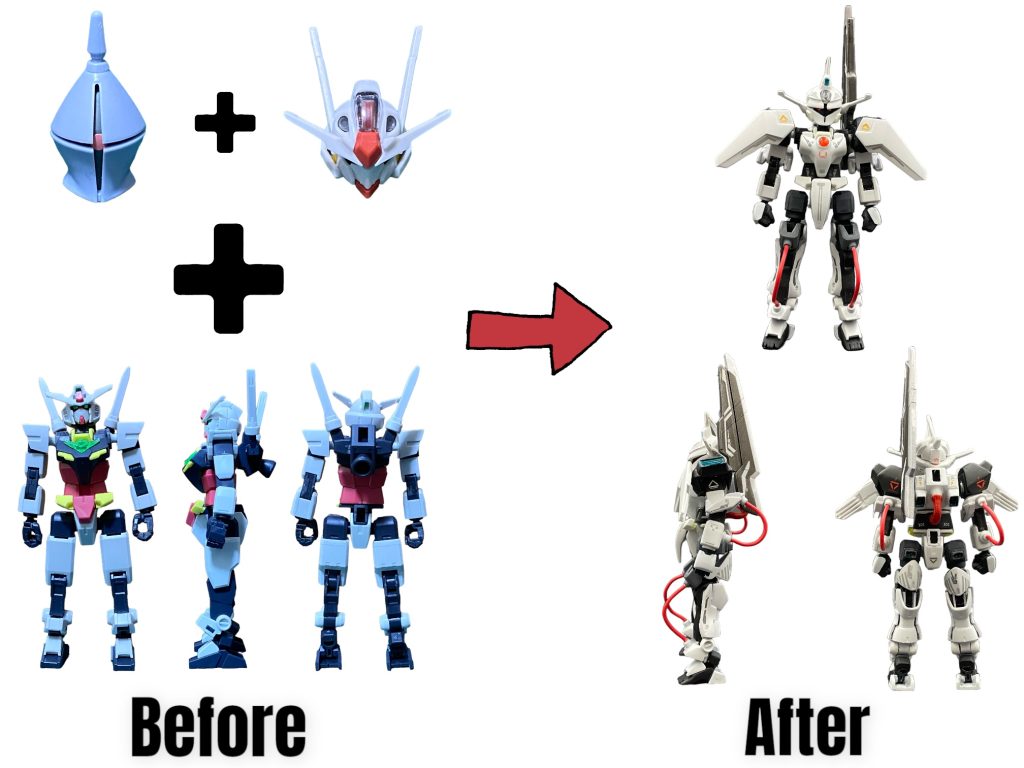 『コアガンダム』系を ベースにした作品も 何だかんだで 今回ので 4体目です。それもあってか(自分としては)結構 スムーズに 作成出来ました。 また『コアガンダム』の 主要箇所は 残しているので、各アーマーとの ドッキングも 引き続き可能となっております♪なので 次回作は いよいよ『オリジナルアーマー』を 作成しようと 考えていたのですが、、、  何と 急遽「今年 3月に 海外赴任」が決まってしまいました 。゚゚(´□`。)°゚。ワーン!! 、、、だから恐らく 今回のが ラストガンプラ(改造/投稿品)と なりそうです。今後は 赴任先で 皆様の作品を 拝見するのを 楽しみに生活していきます (;∇;)/~~サヨナラァ