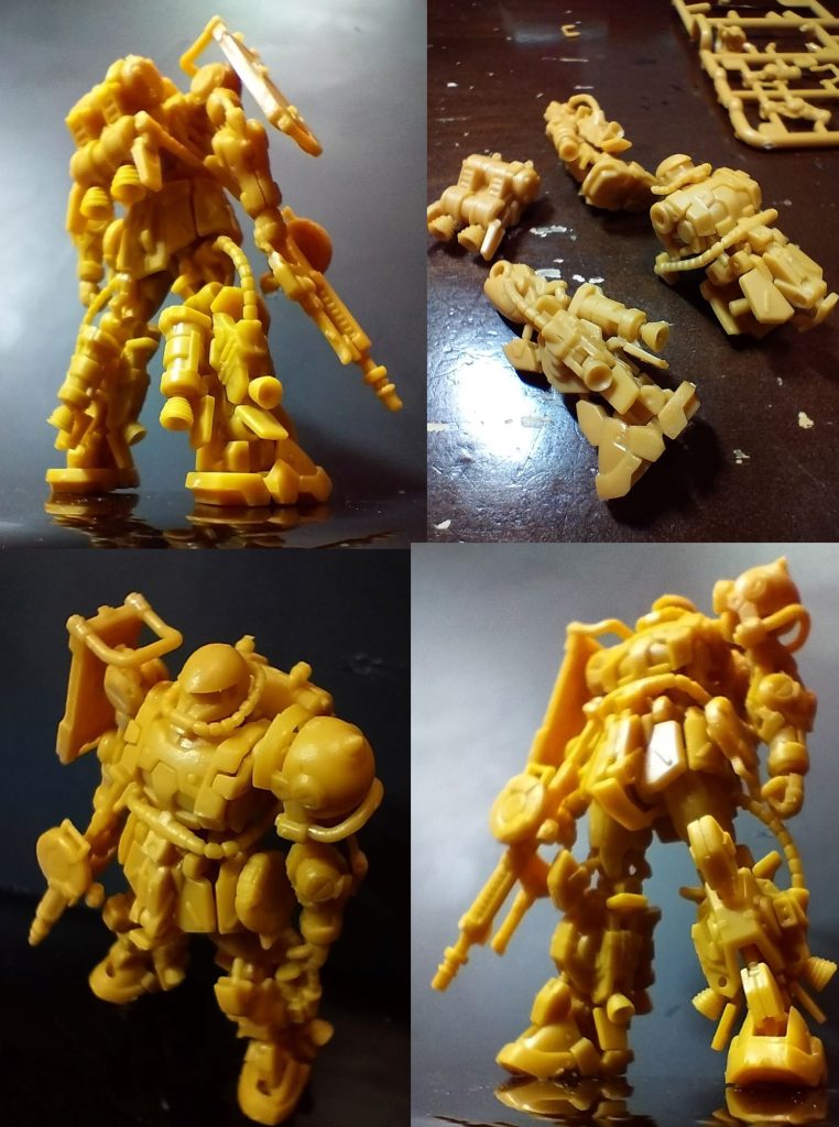 【ウラバナシ】 BOX買いしたお陰でなんとか入手できたph4の高機動型ザク、どうやって作ろうか、悩ましい。BOX買いしたお陰でなんとか入手できたph4の高機動型ザク、どうやって作ろうか、悩ましい。