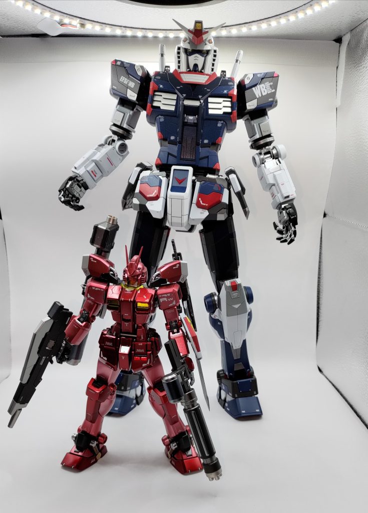 MGレッドウォーリアとサイズ比較。でけえ！