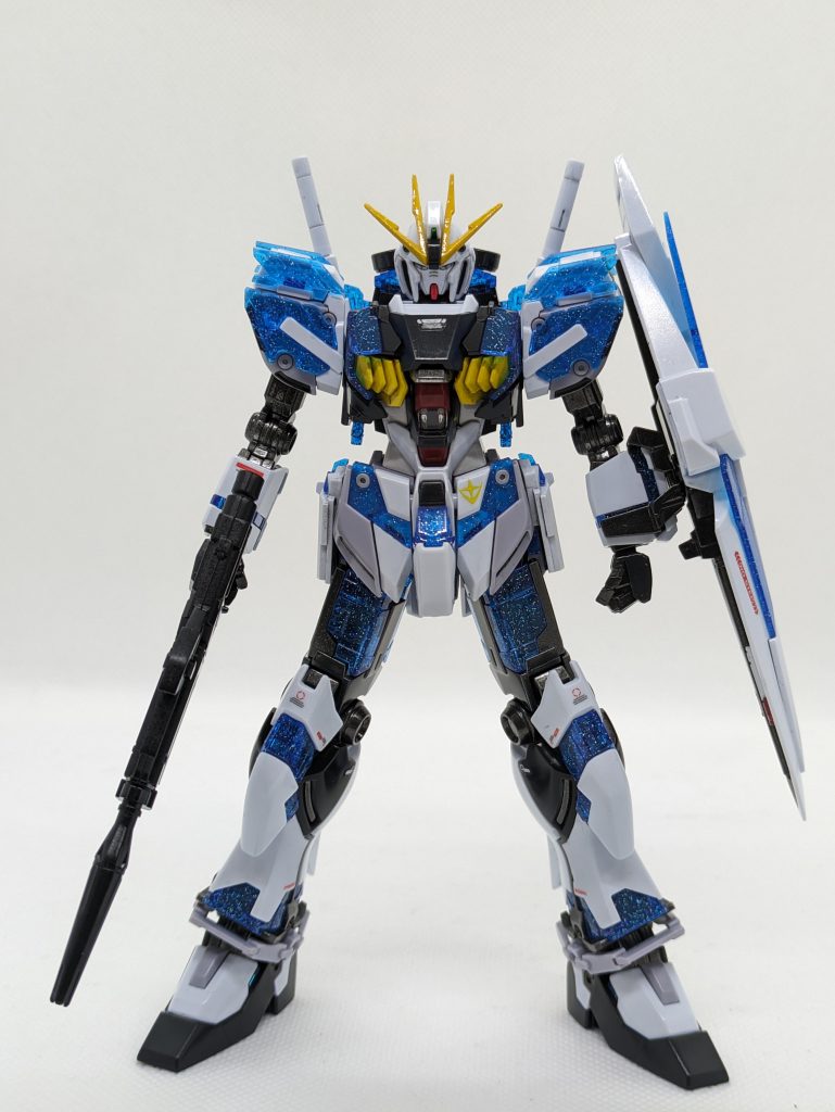 全身。MGでもフレームは塗らないのですが、こいつはちゃんとしておかないと…