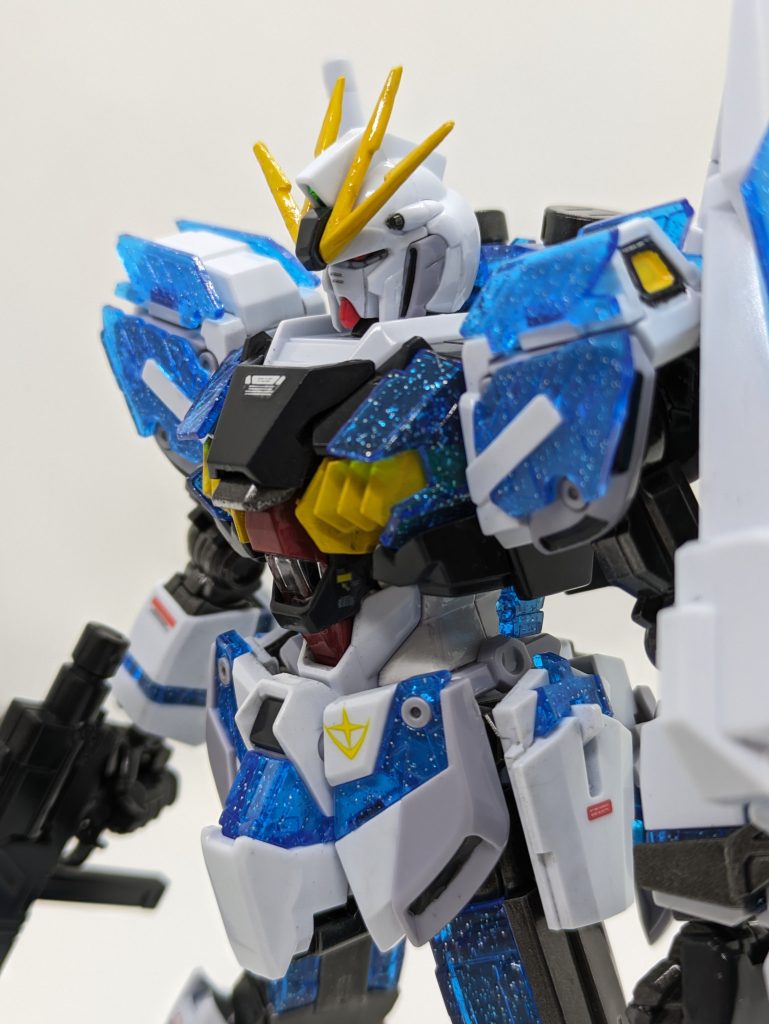 個人の好みですが…キットは頬当ての出っ張り？が長すぎでちょっとアレだったので数ミリカットしてます。