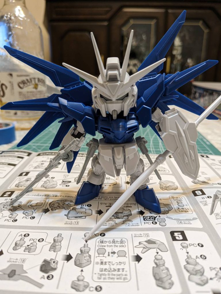 シールを貼ってないパターンになります。もう一個買って、そっちは塗装したいなと思っとります！！ありがとうございました！