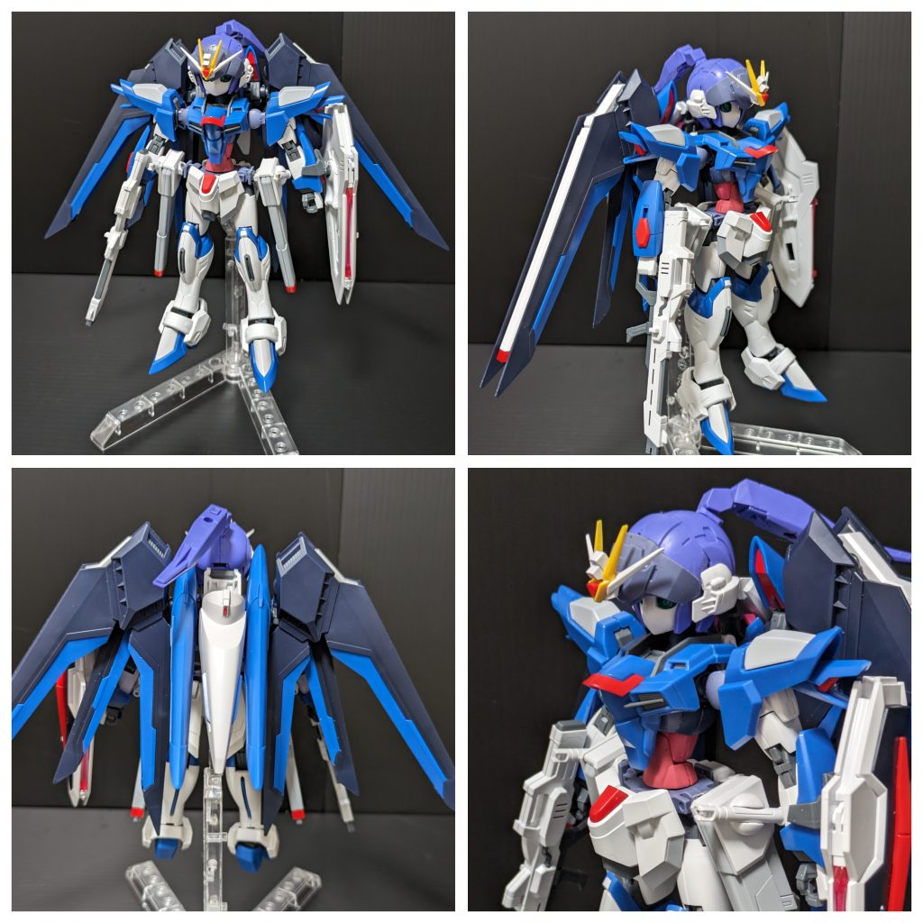 続いては、武装在りの翼閉じのフォーショットどうです?ファフナーからSEEDに戻って来た感じぢゃないですか?