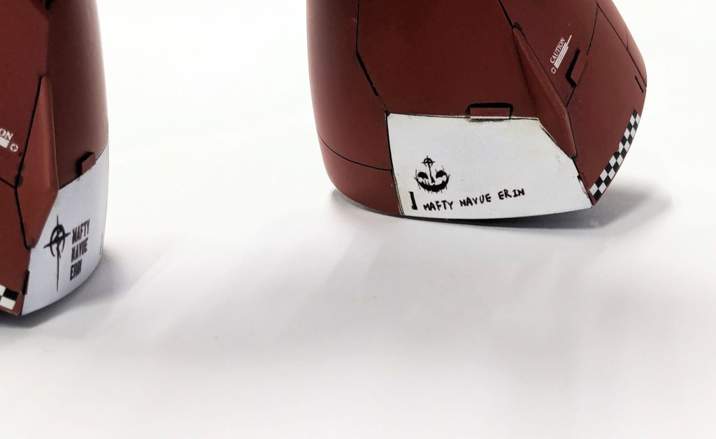 マフティーとかぼちゃデカールは自作デカール