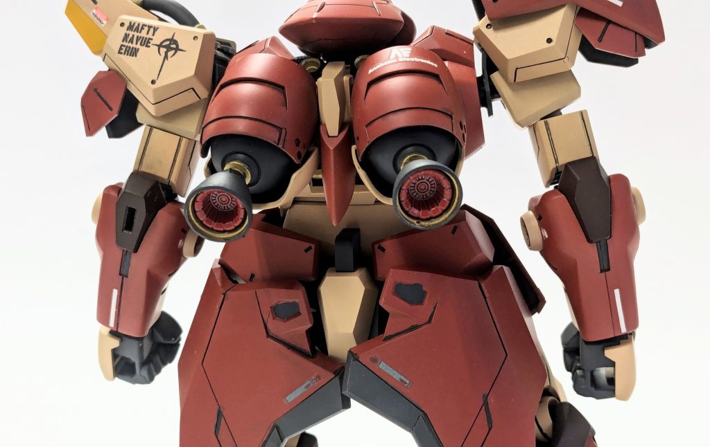 バーニアが小さいのでビルダーズパーツに変更