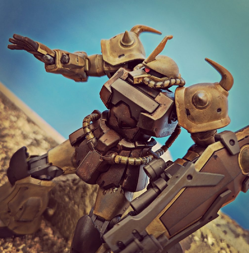 荒野のグフカスタム–2枚目/制作者：kgym0