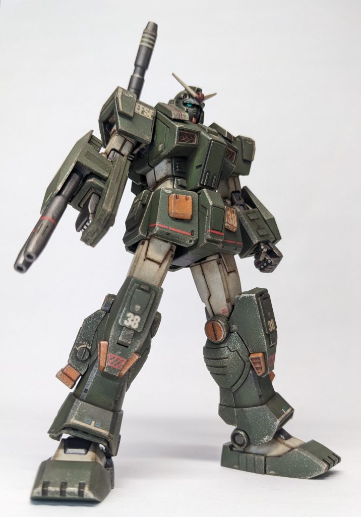 重厚感があるフルアーマーガンダムは煽りが映えますね。