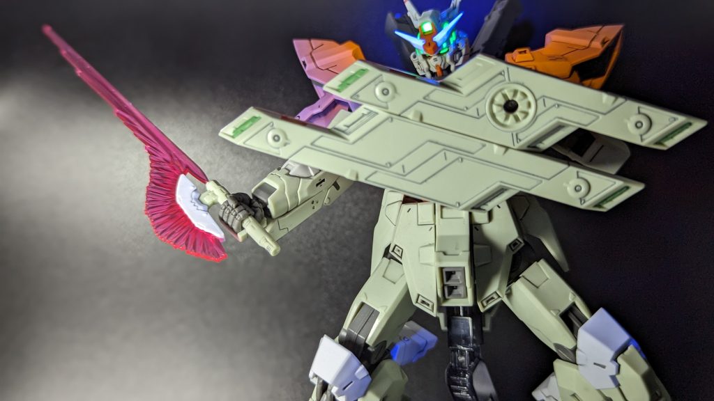 ガンダムベース限定 ムーンガンダム(ロング・ライフル装備)–4枚目/制作者：Chef_tea