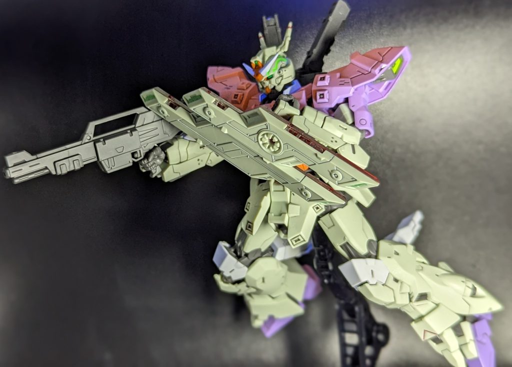 ガンダムベース限定 ムーンガンダム(ロング・ライフル装備)–3枚目/制作者：Chef_tea