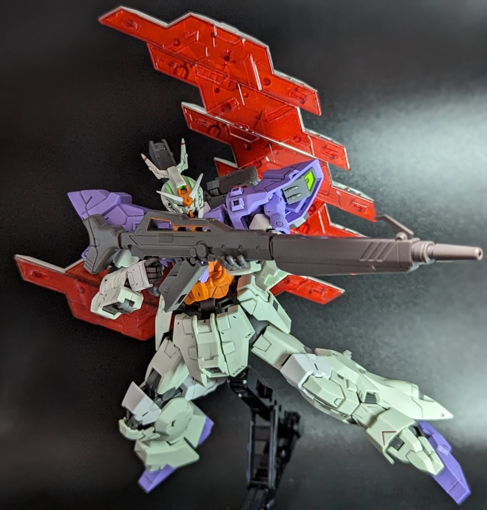 ガンダムベース限定 ムーンガンダム(ロング・ライフル装備)–2枚目/制作者：Chef_tea