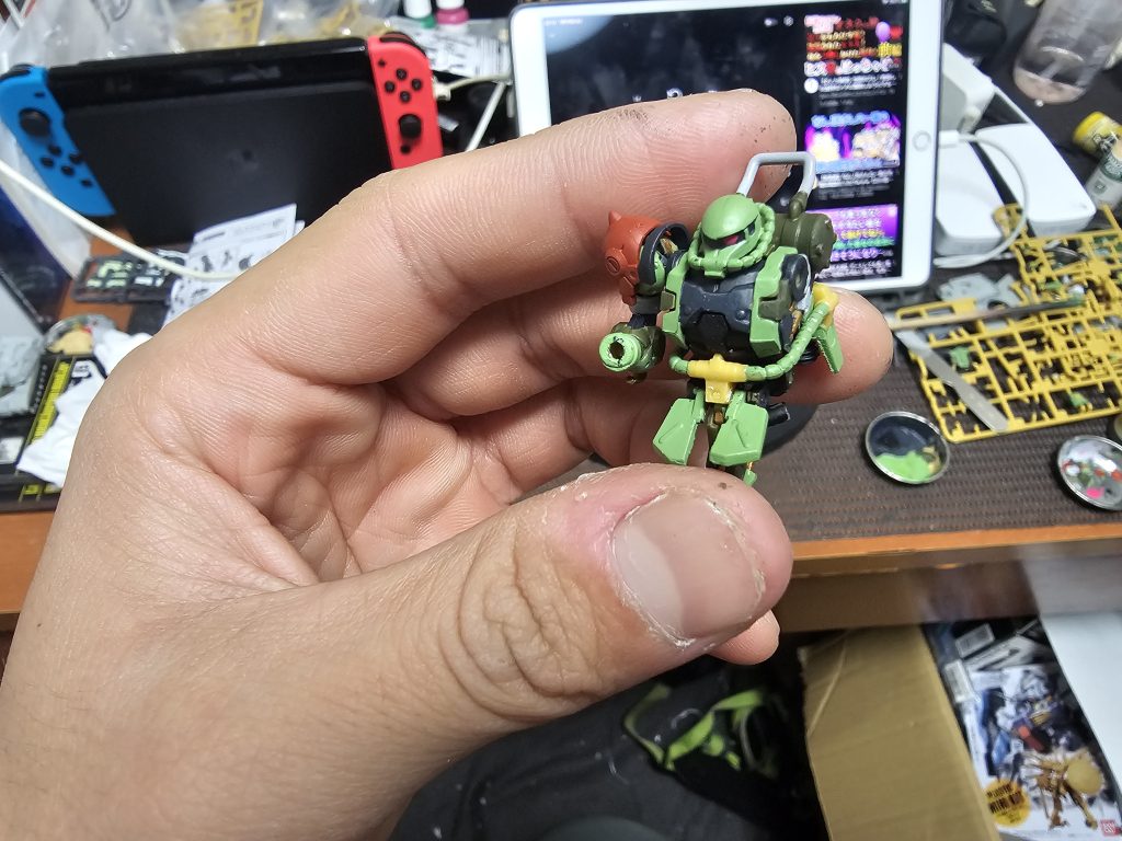 ガンダムアーティファクト 高機動型ザク(レッドショルダー)–2枚目/制作者：Kai