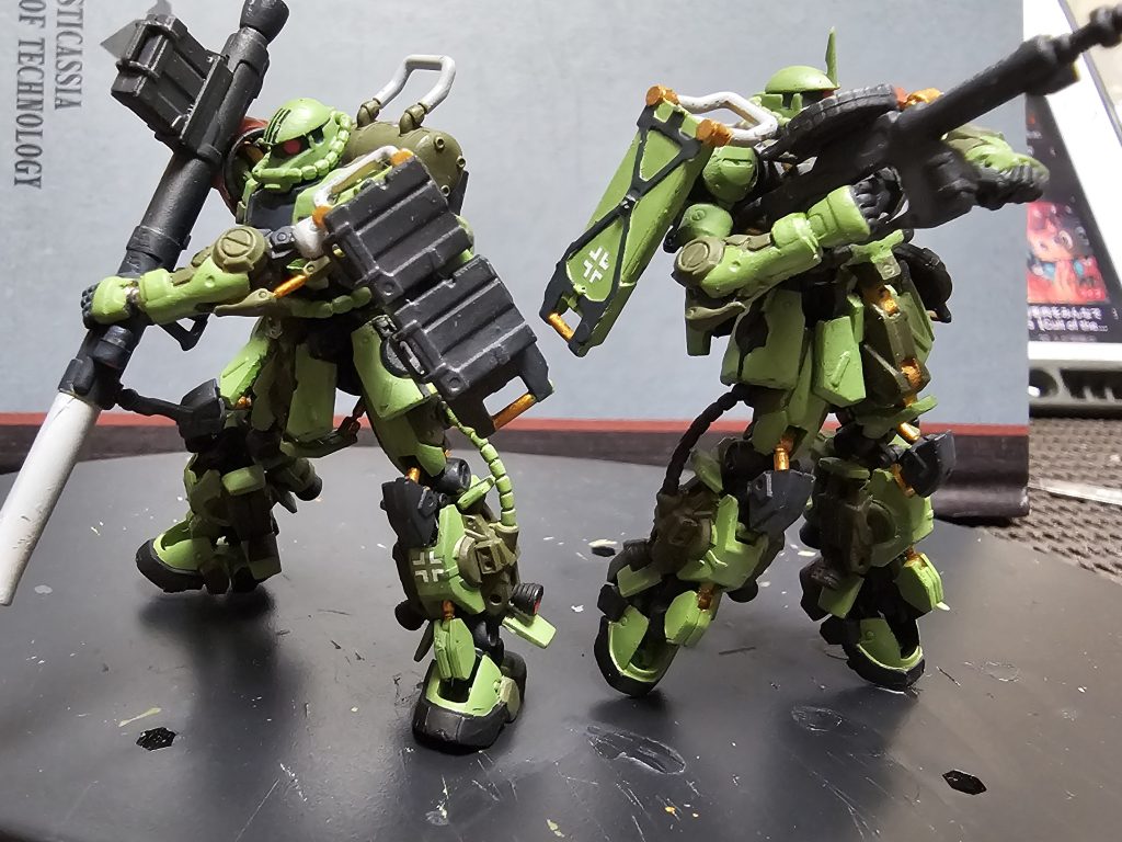 隊長機と並べて撮影