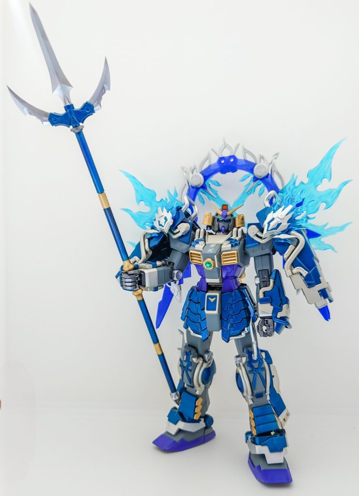 武者頑駄無明王の武器の一つ、十字槍。