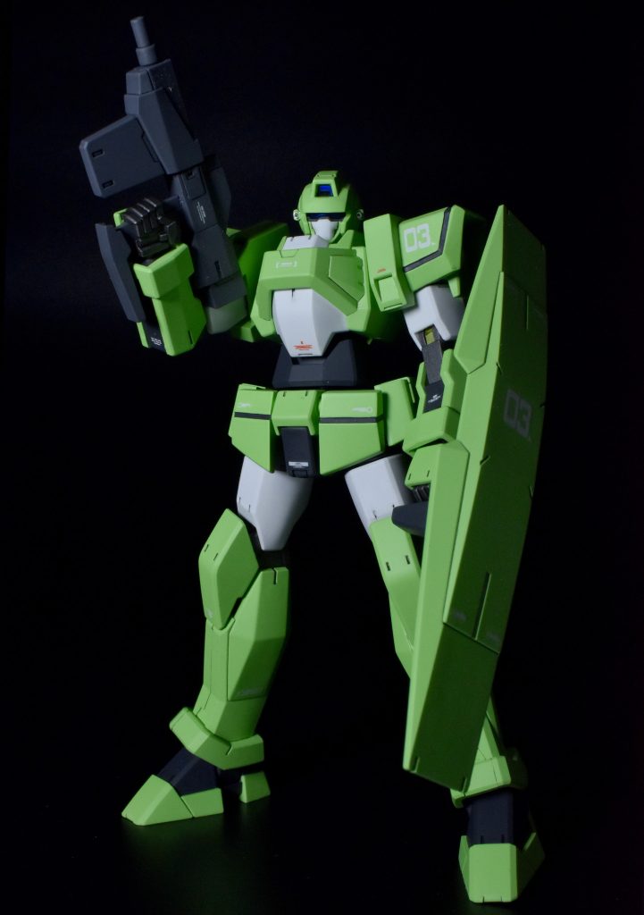 シャルドール改とGエグゼスをミキシング。特徴的な頭は形状変更、肩、ランドセルはスクラッチです。