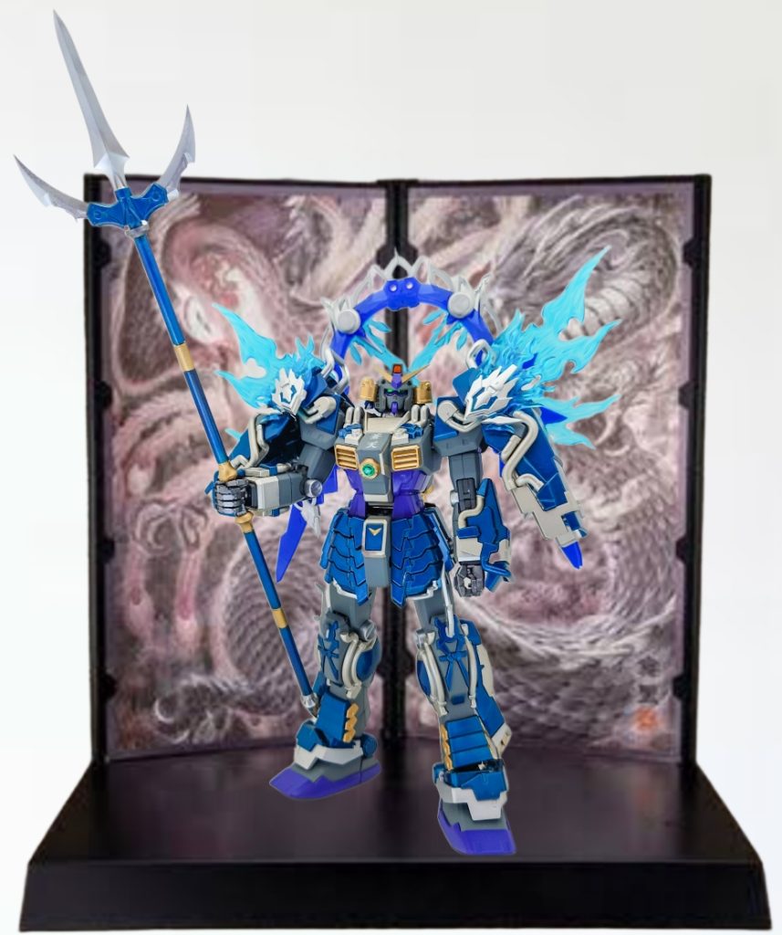 というわけで、MG真武者頑駄無を改造した武者頑駄無明王(G-3 カラー)でした。やっぱり武者頑駄無は最高ですね!