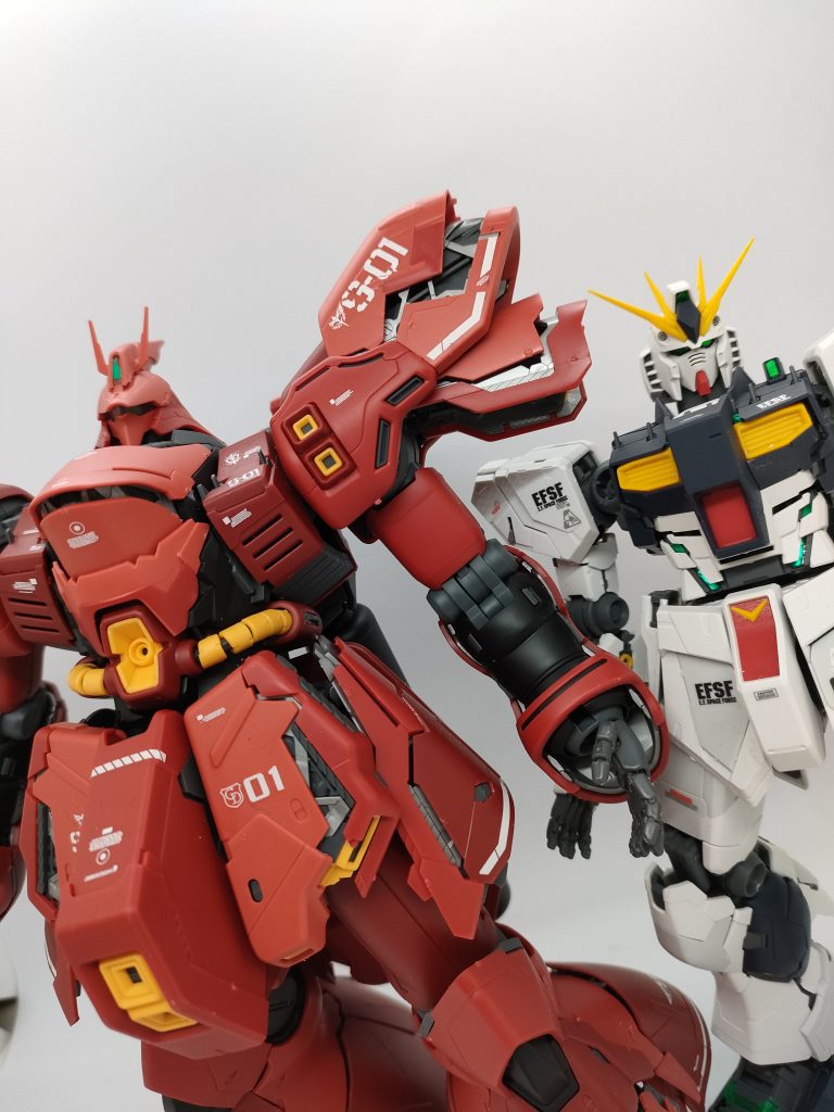 νガンダム君との、ツーショット