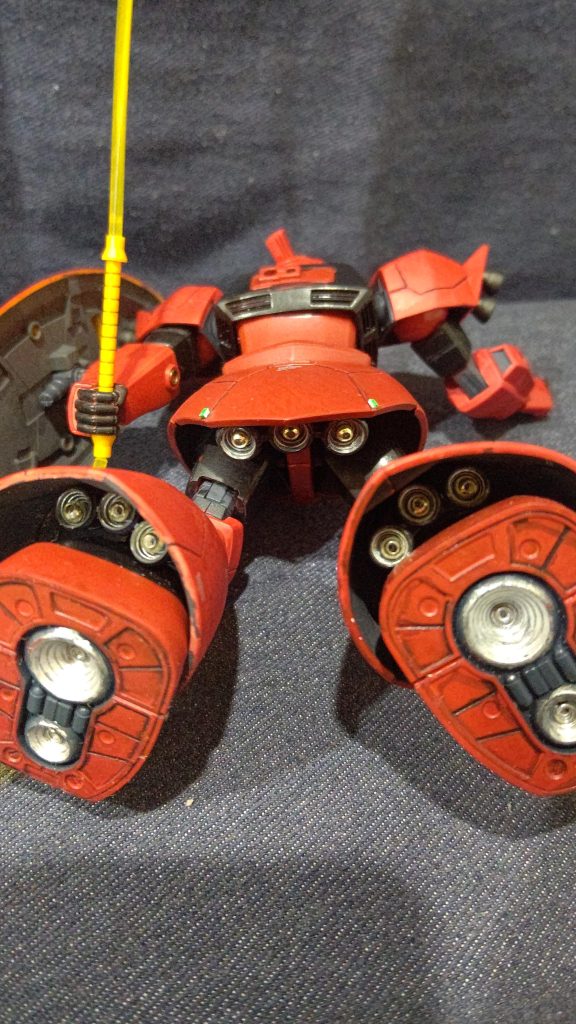 バーニア内部にはビーズをペタリ。