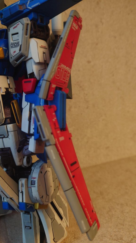 腕部。前腕を2mm程短縮しました。