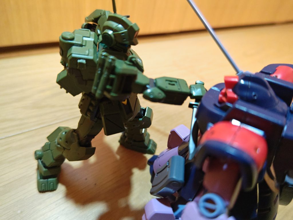 ジムスパルタン「ぬぉぉぉ！」ドムトローペン「うぁぁぁぁぁぁぁぁぁぁ！」