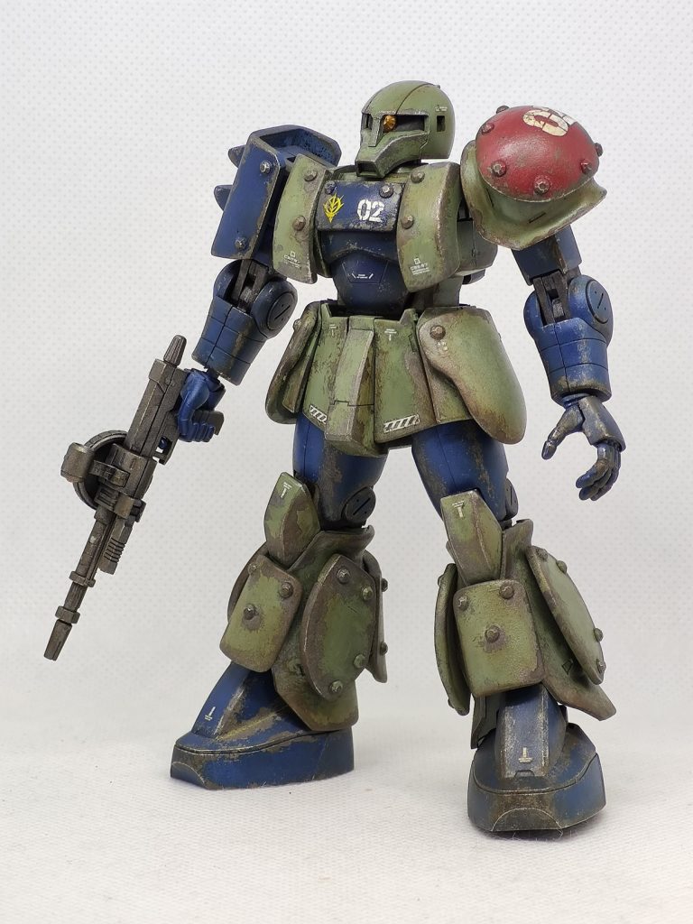 塗装後、デカール貼って、ウエザリング(今回は使い古された感を出したかったので、かなり汚してます。)