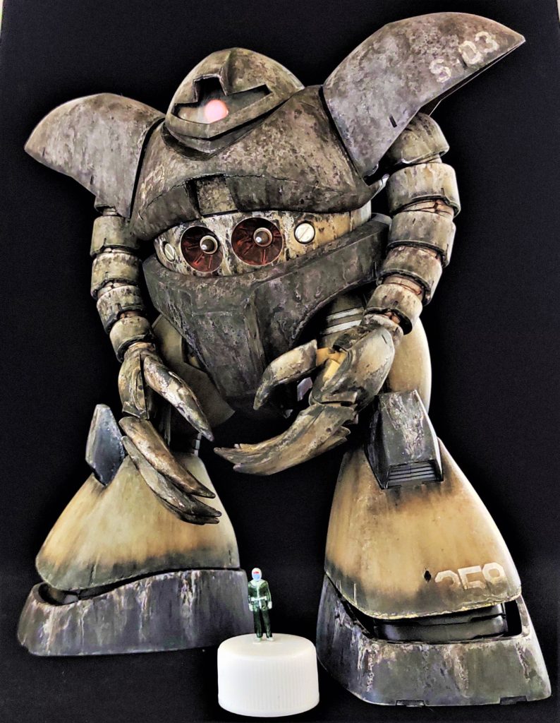 ウェザリングにはクレオスのウェザリングカラ－のマルチホワイト、ステインブラウン、グランドブラウン、マルチブラックを使用しております